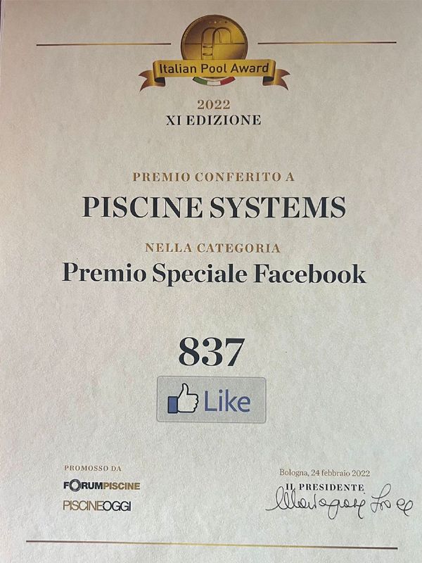 Italian Pool Award 2022